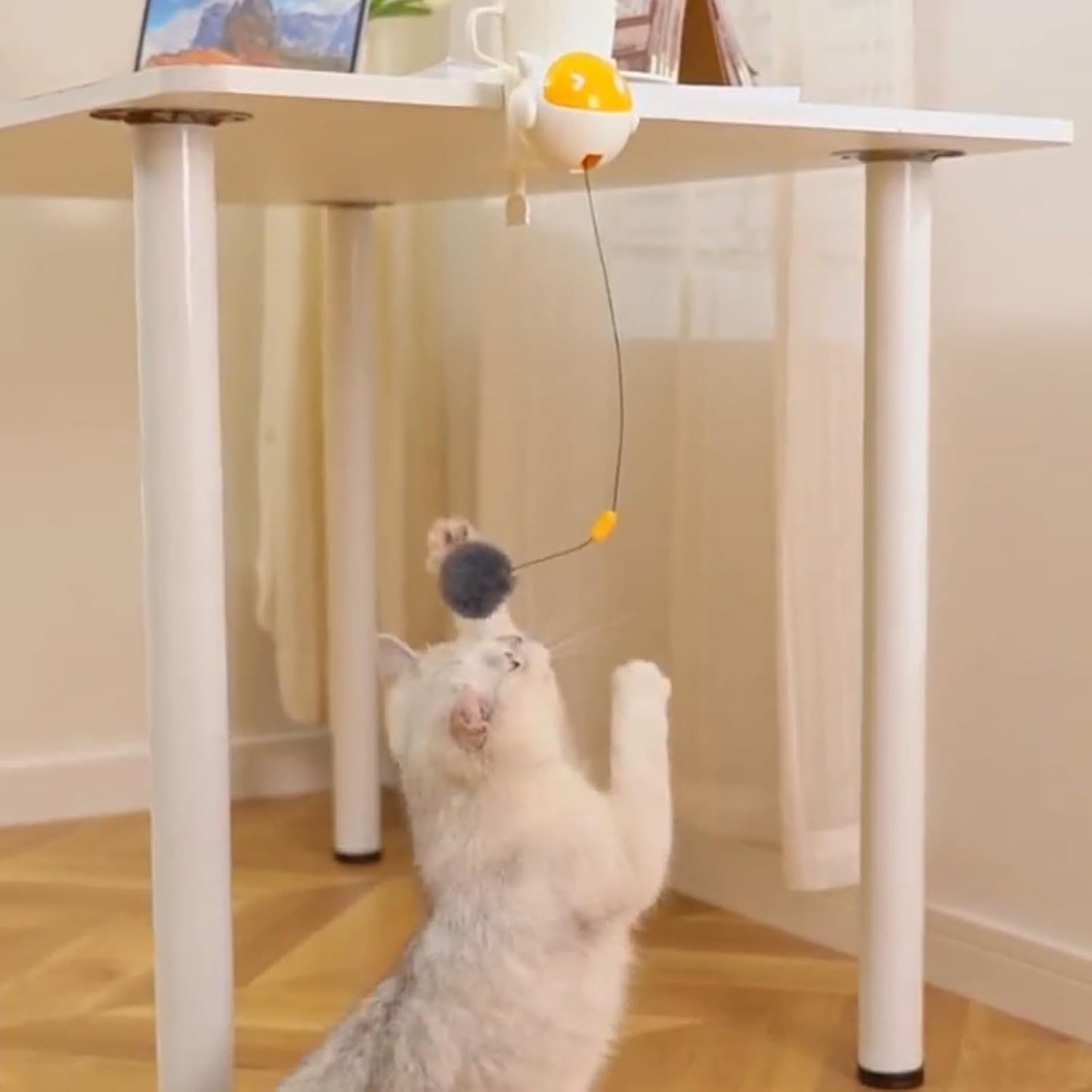 Automatic Cat Teaser Ball - Durable Interactive Toy for Endless Fun & Exercise, Bite-Resistant Design, Easy to Use