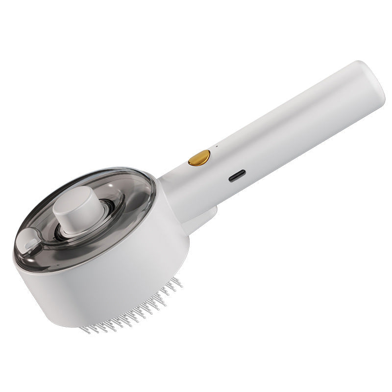Pet Hair Remover Brush with Spray & UV | Grooming Made Easy