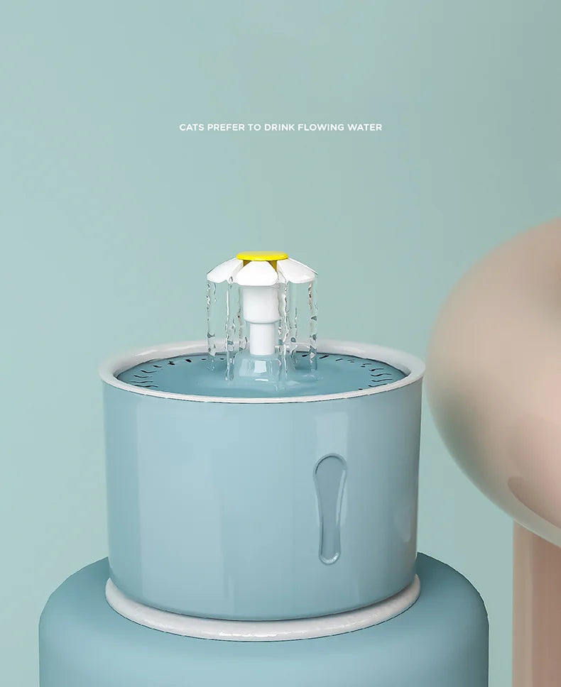 2.4L Cat Water Dispenser | LED Light & Smart Filtration