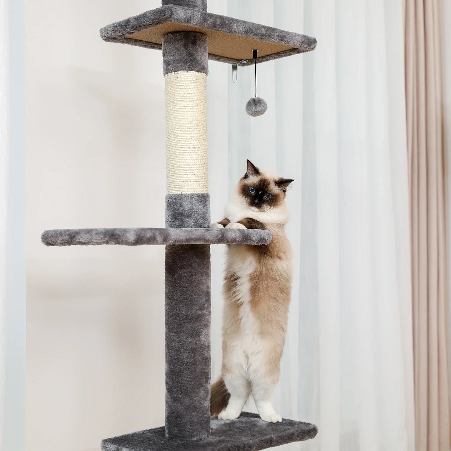 Adjustable Height Cactus Cat Tree