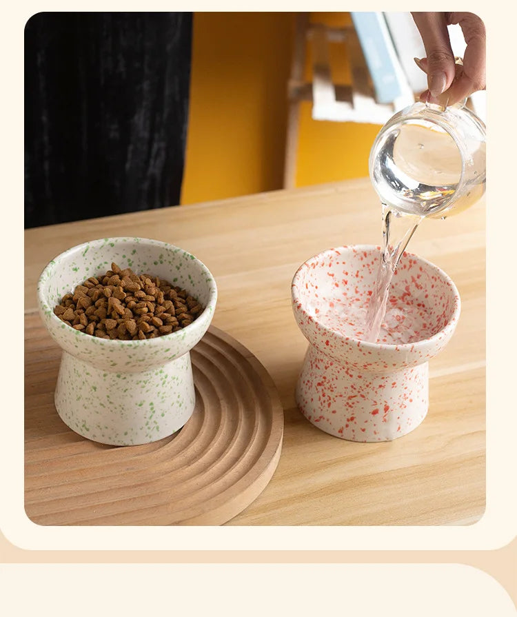 Ceramic Cat Bowl | Stylish Elevated Design