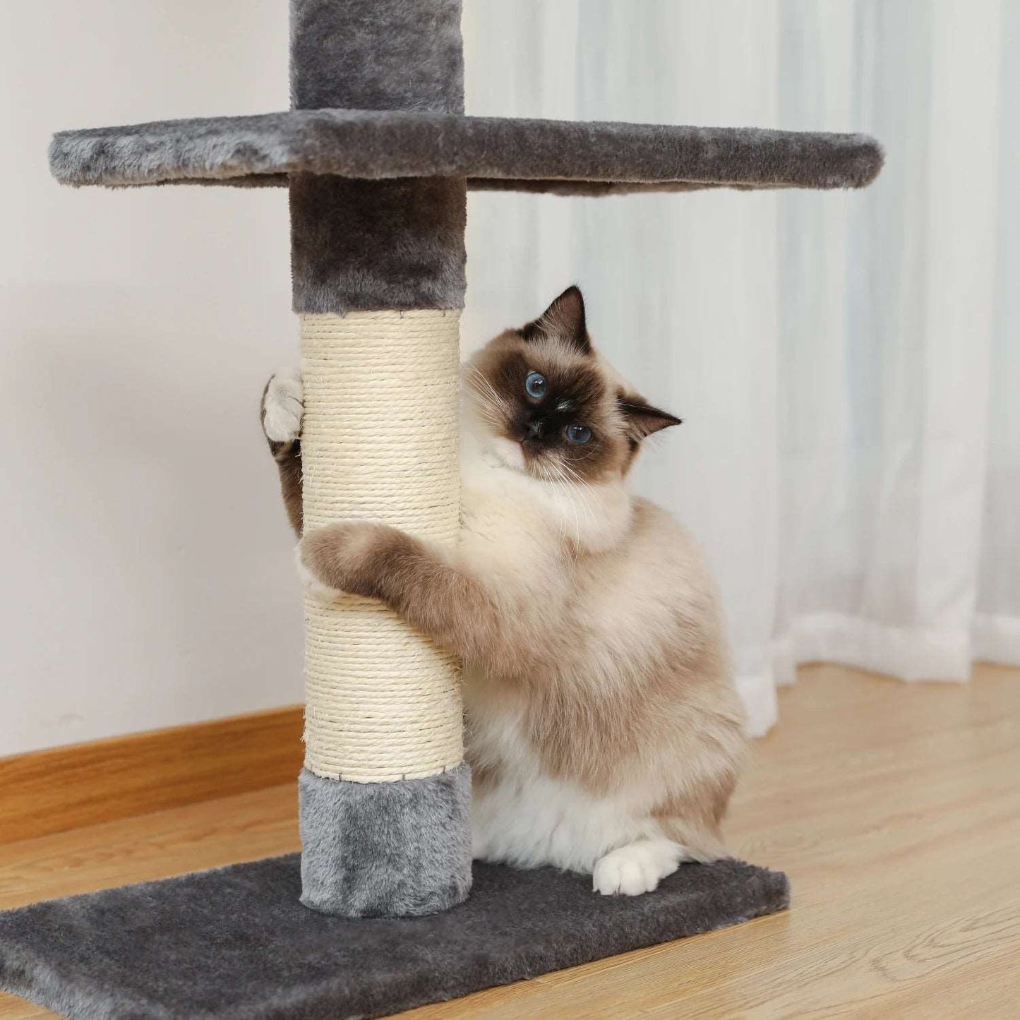 Adjustable Height Cactus Cat Tree