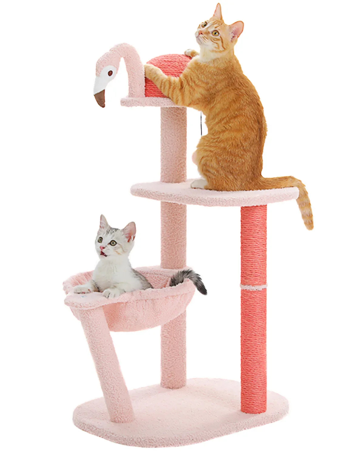 Pink Flamingo Cat Tower | Stylish & Functional Cat Tree