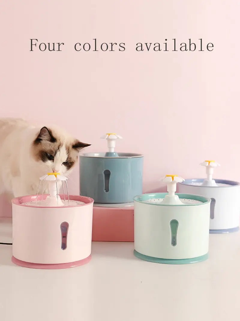 2.4L Cat Water Dispenser | LED Light & Smart Filtration