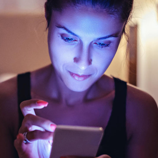 Do you know how blue light irradiation works on the human face?