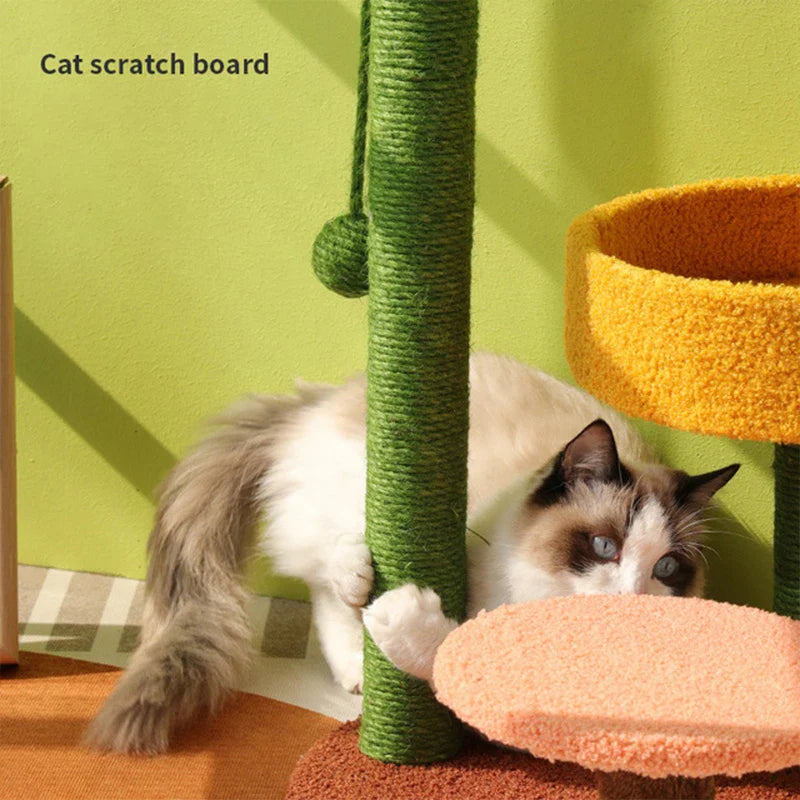 Small Cat Tree | Cactus Style Climbing Frame