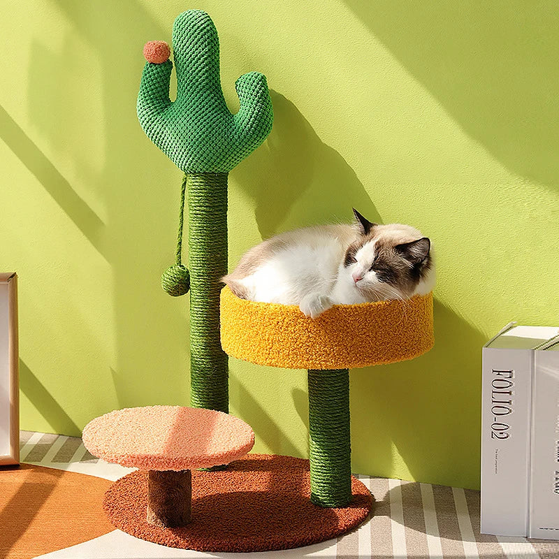 Small Cat Tree | Cactus Style Climbing Frame