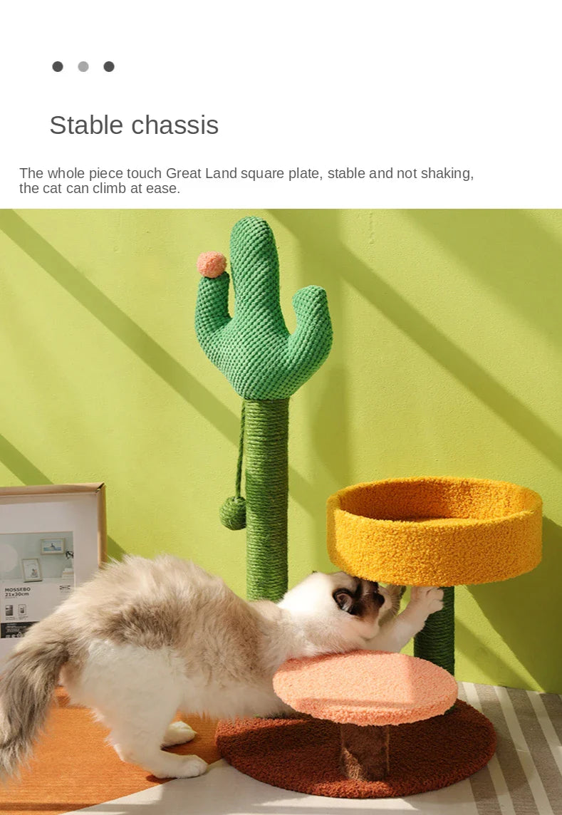 Small Cat Tree | Cactus Style Climbing Frame