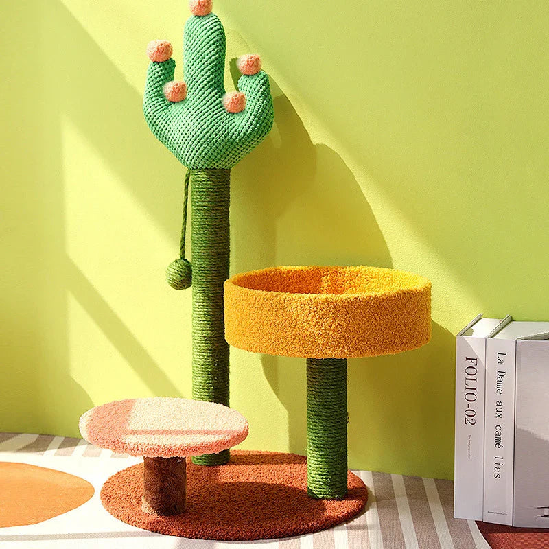 Small Cat Tree | Cactus Style Climbing Frame