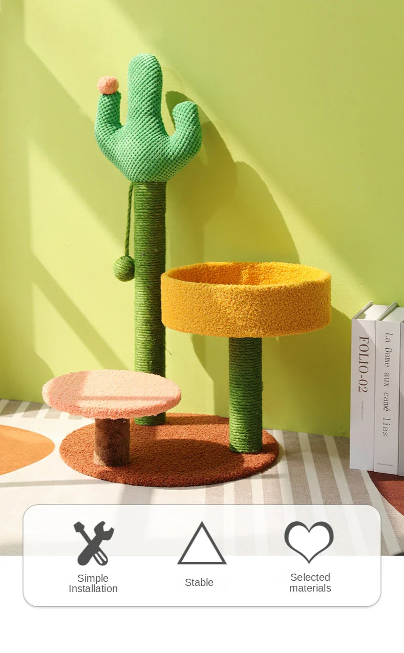 Small Cat Tree | Cactus Style Climbing Frame