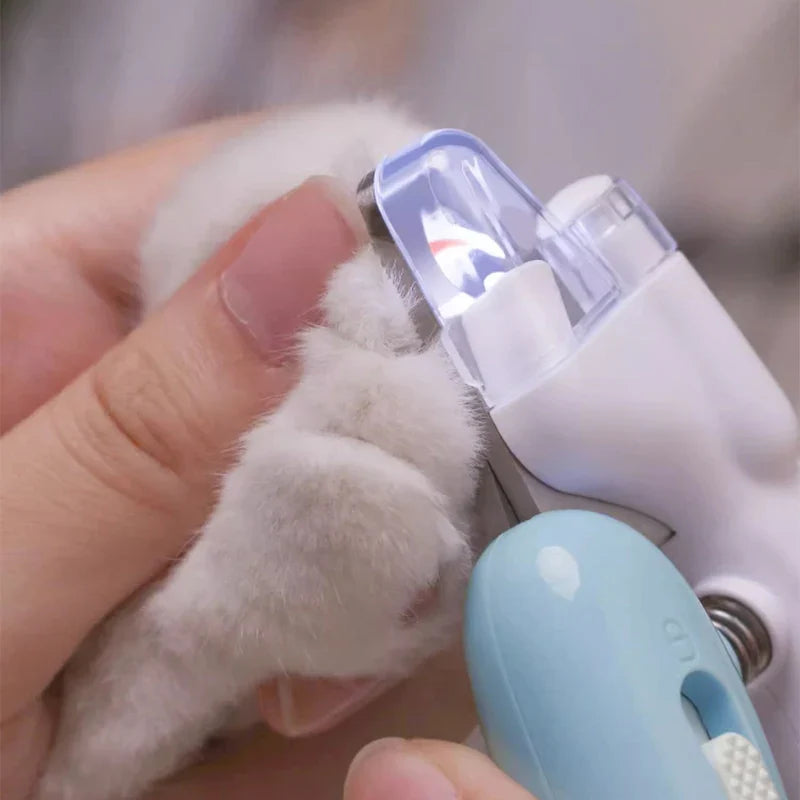 Professional Pet Nail Clippers | LED Illumination & Safe Design