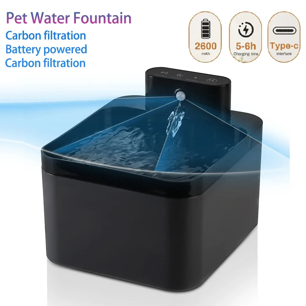 Automatic Cat Water Fountain | Wireless & Quiet Hydration