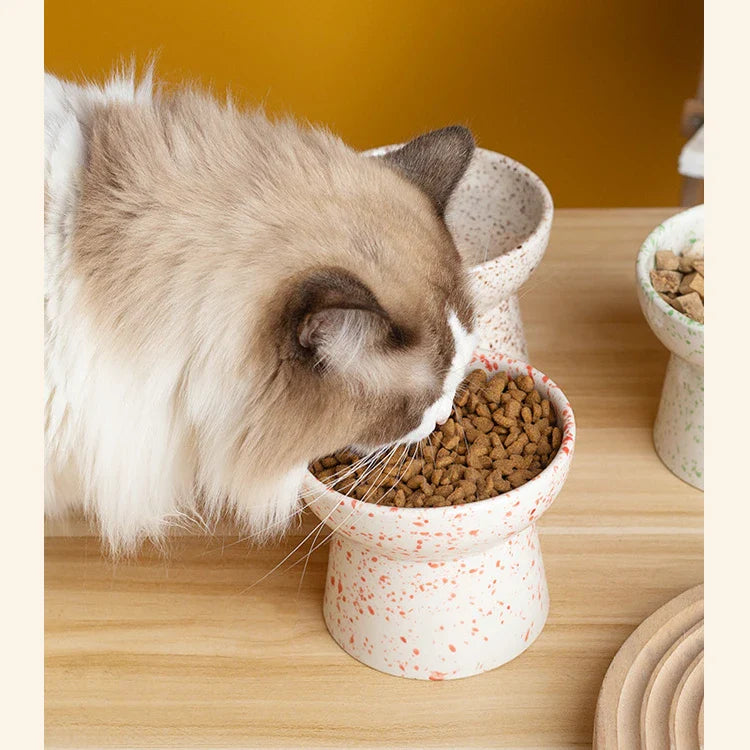 Ceramic Cat Bowl | Stylish Elevated Design