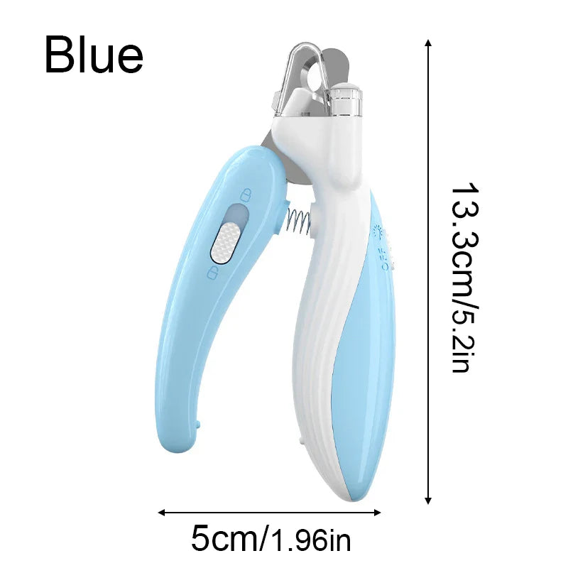 Professional Pet Nail Clippers | LED Illumination & Safe Design