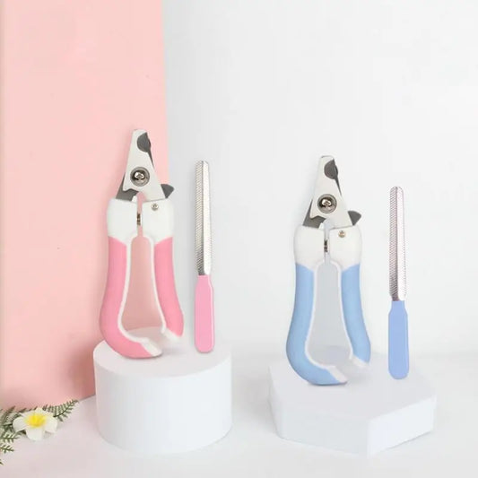 Pet Nail Clippers with Safety Guard & Nail File | Safe & Easy Grooming