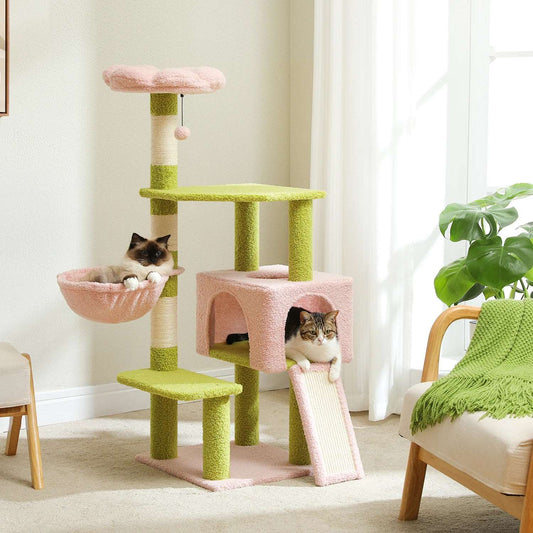 Flower Cat Tree Multi-Level Tower