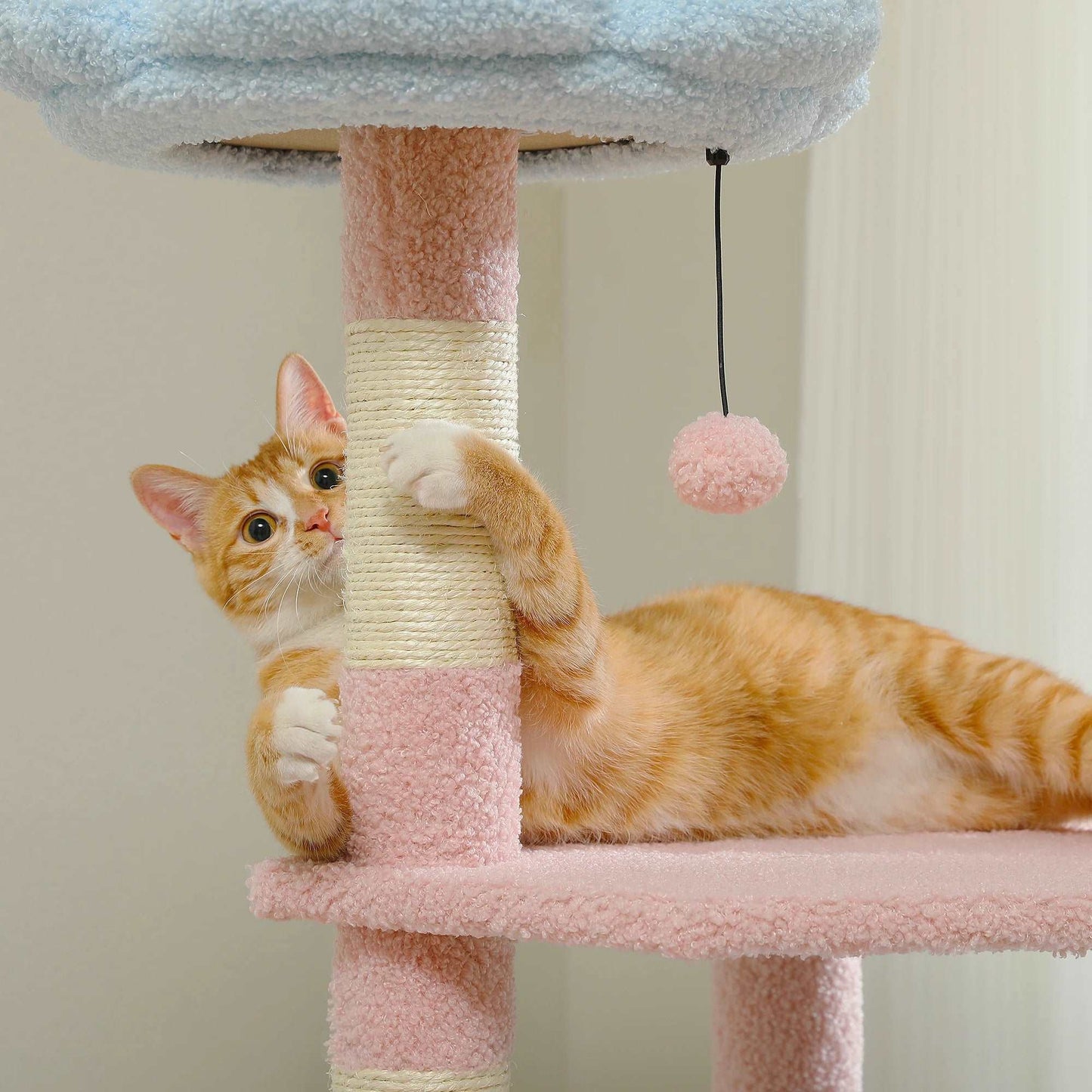 Flower Cat Tree Multi-Level Tower