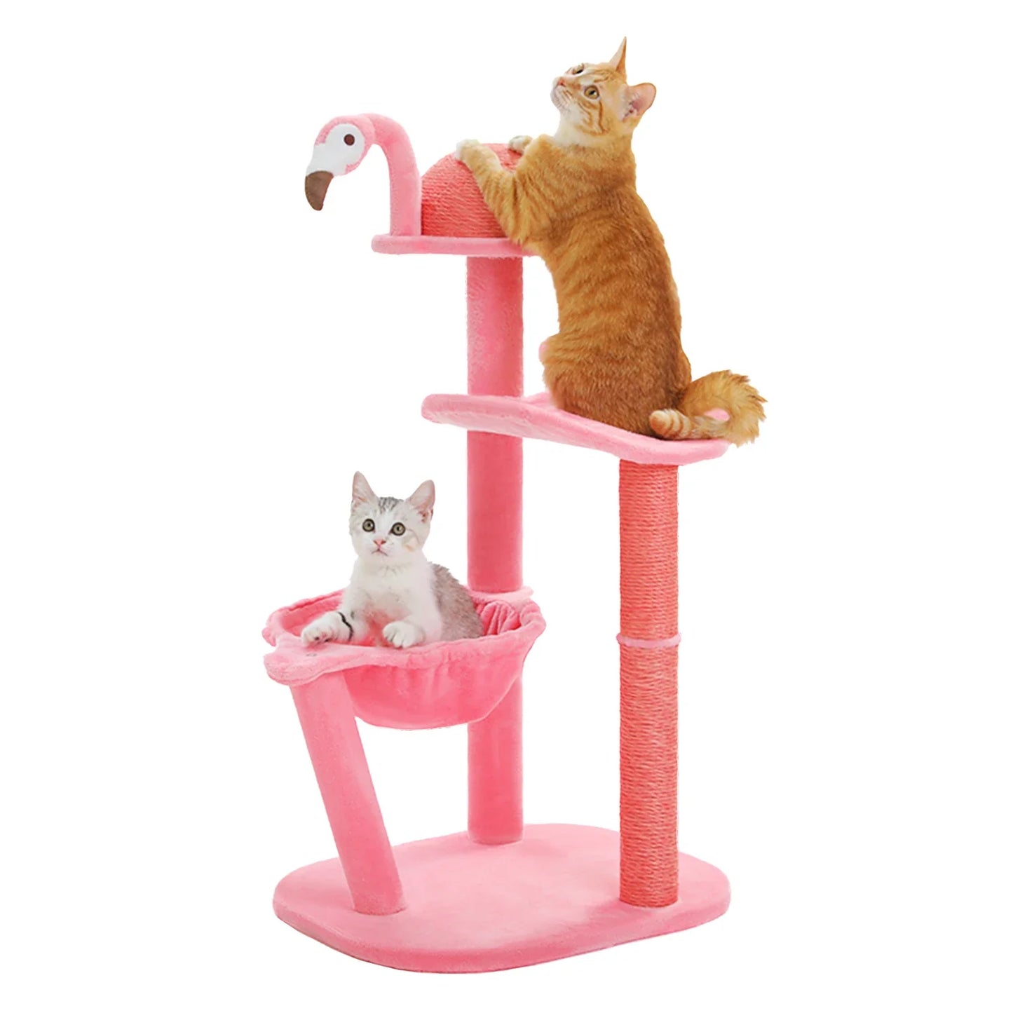 Pink Flamingo Cat Tower | Stylish &amp; Functional Cat Tree