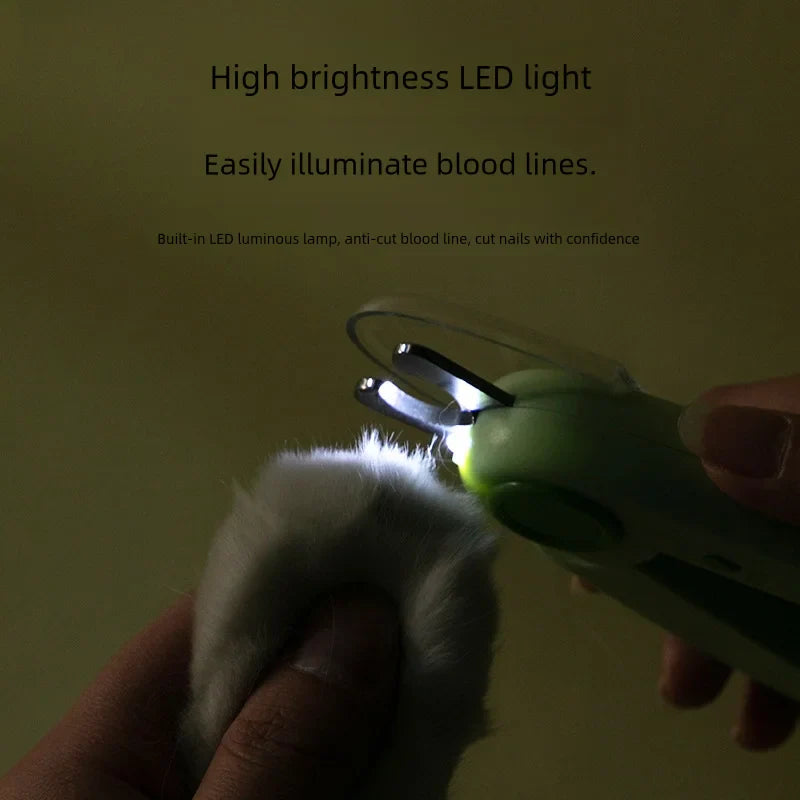 LED Pet Nail Clippers | Illuminate & Trim with Precision