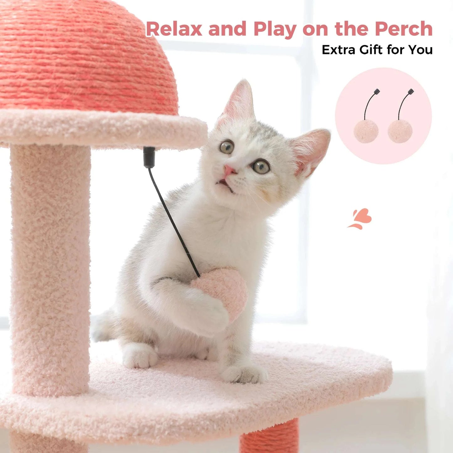 Pink Flamingo Cat Tower | Stylish &amp; Functional Cat Tree