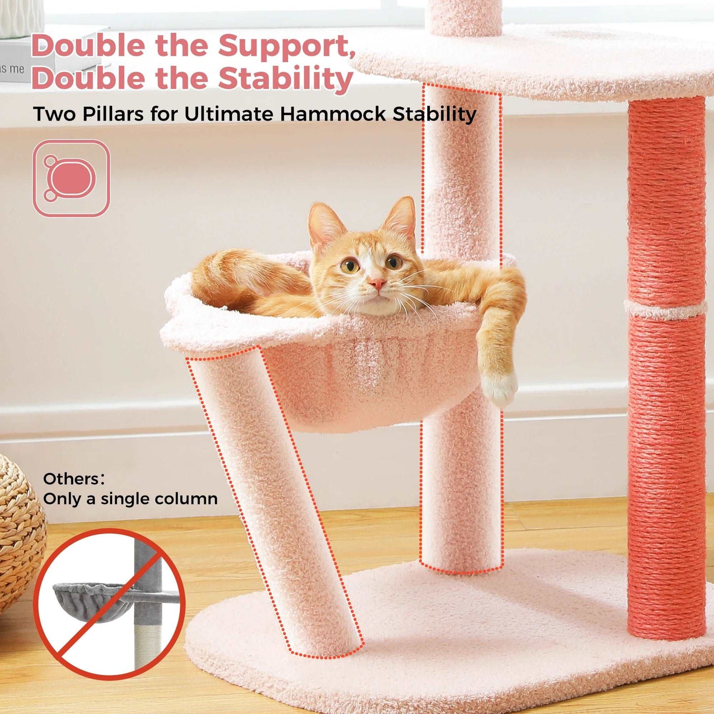 Pink Flamingo Cat Tower | Stylish &amp; Functional Cat Tree