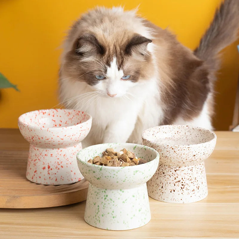 Ceramic Cat Bowl | Stylish Elevated Design