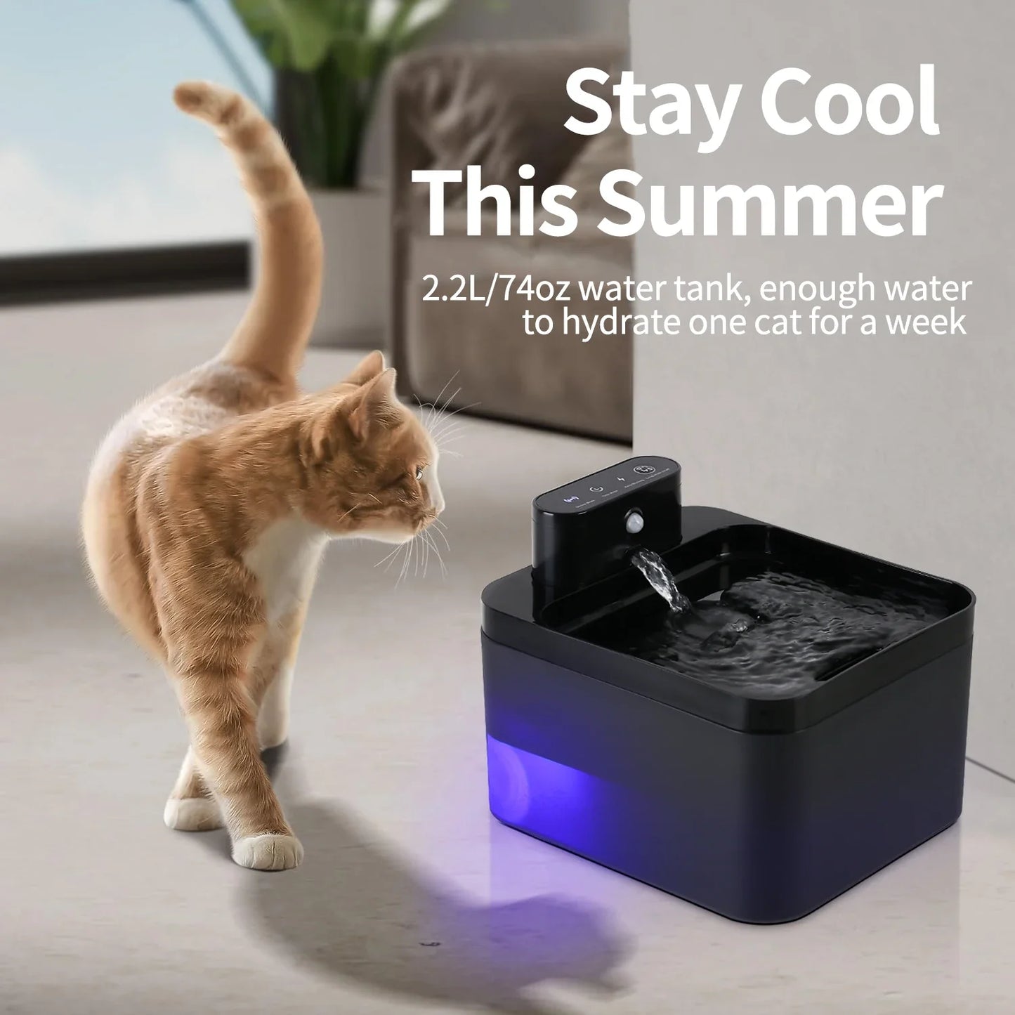 Automatic Cat Water Fountain | Wireless & Quiet Hydration