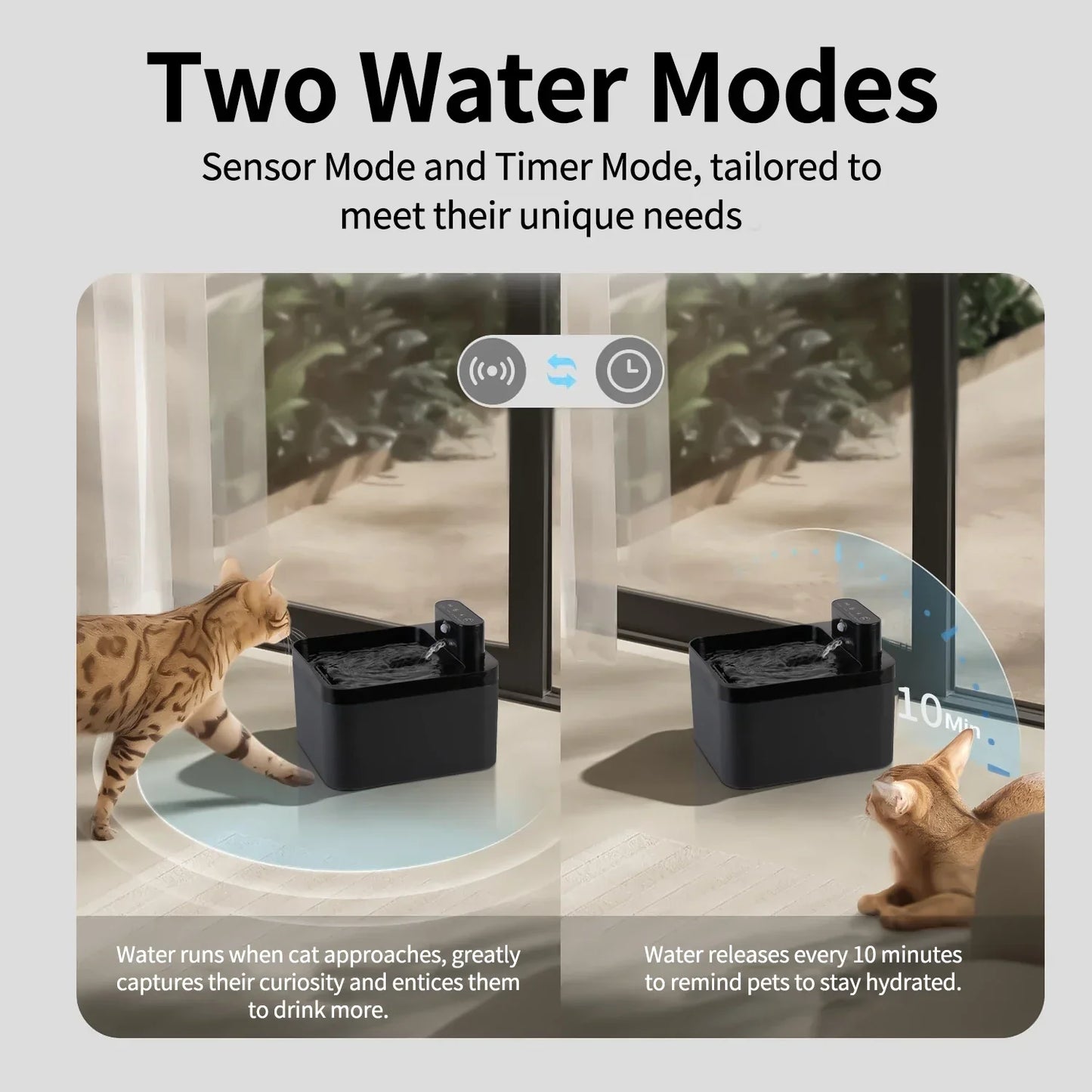 Automatic Cat Water Fountain | Wireless & Quiet Hydration