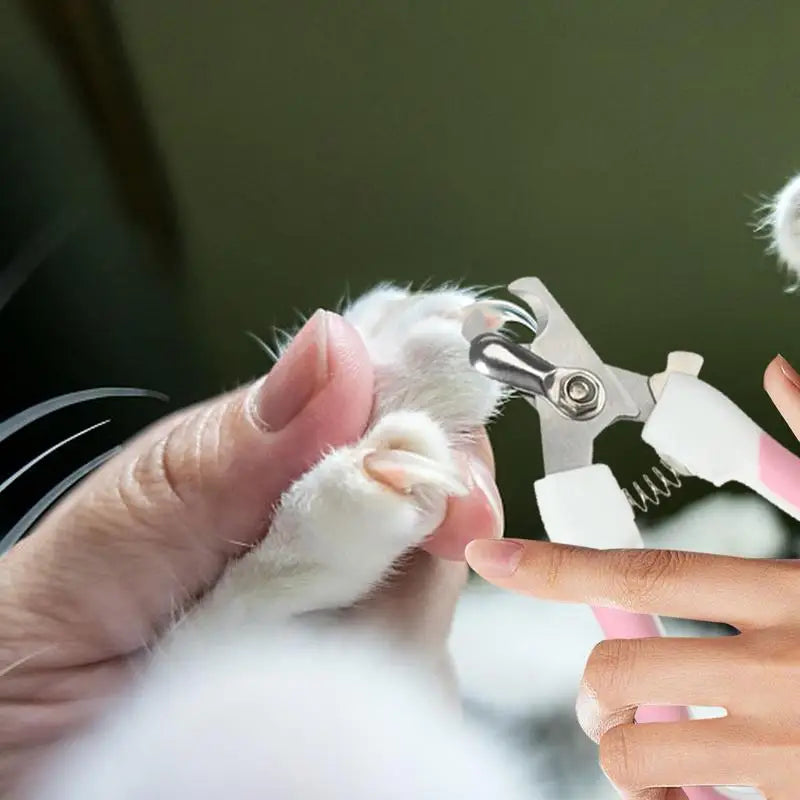 Pet Nail Clippers with Safety Guard & Nail File | Safe & Easy Grooming