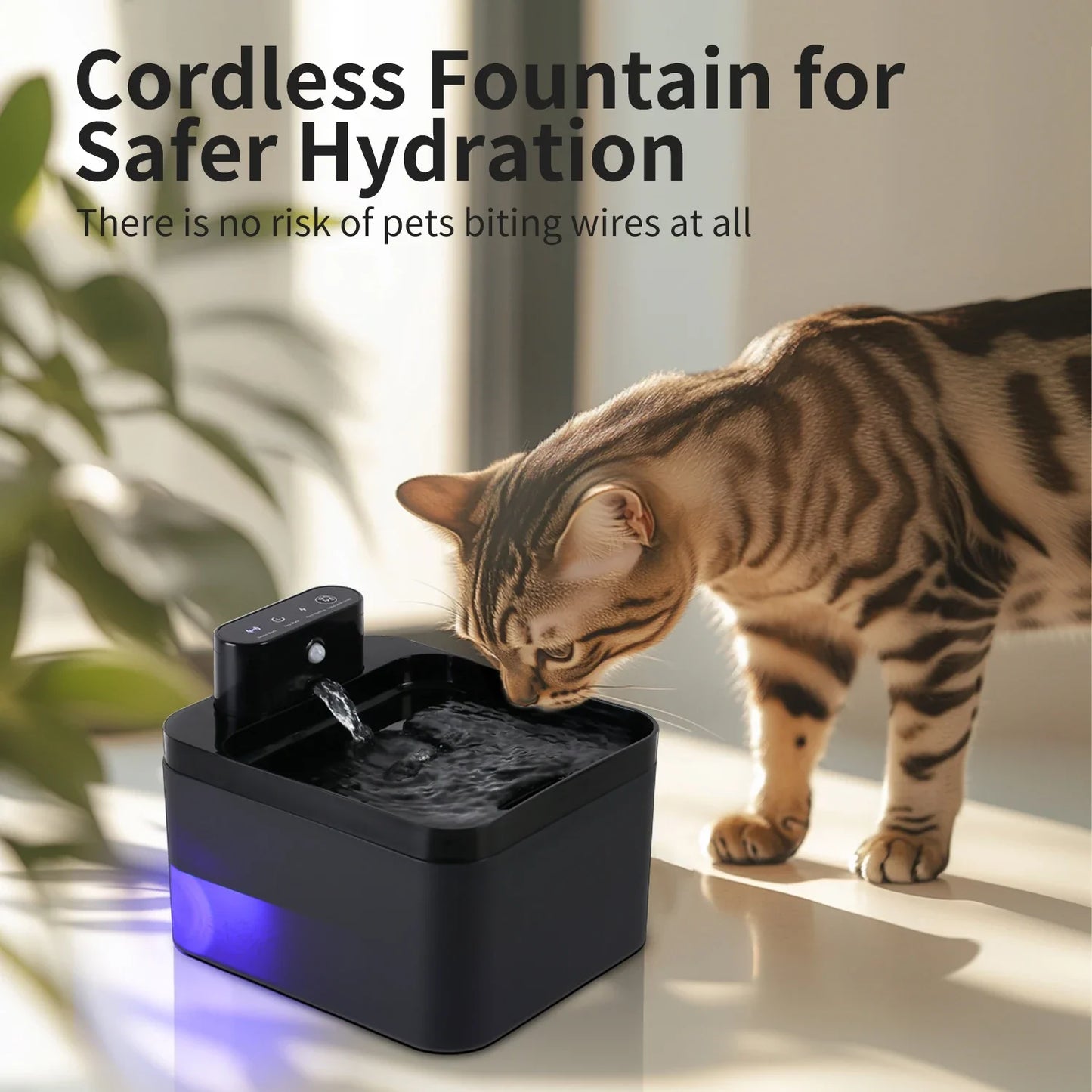 Automatic Cat Water Fountain | Wireless & Quiet Hydration