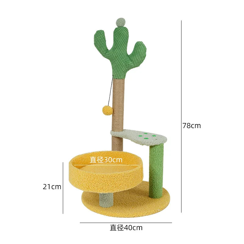 Small Cat Tree | Cactus Style Climbing Frame