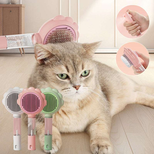 Cat Comb with Spray | Grooming, Massaging & Hair Removal