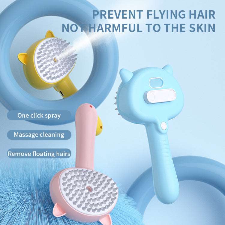 Hair Brush Cleaner | Pet Spray Massage Comb